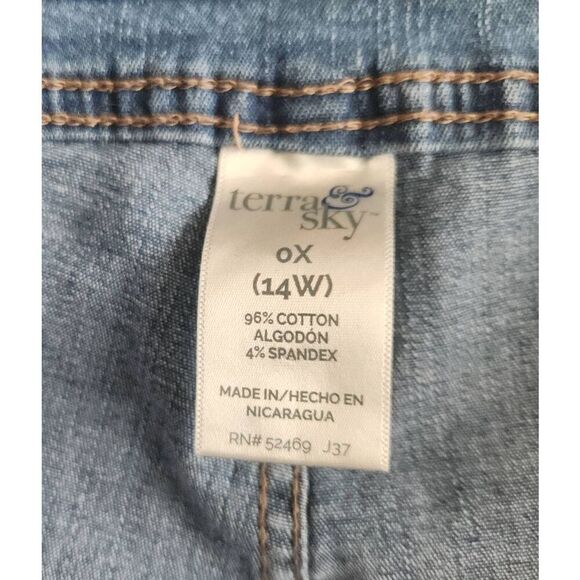 R15 Terra & Sky jean shorts - Picture 4 of 6